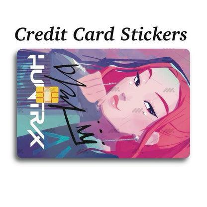 Huntrix Themed Credit Card Stickers for Debit Credit Ebt
