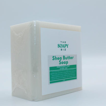 Shea Butter Soap Base 1 Pound - Enriched with Shea Butter, Easy to Use, Customizable for Crafting, Handmade Gifts & Self-Care Projects