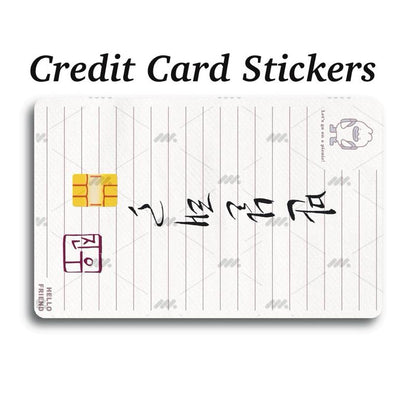 Huntrix Themed Credit Card Stickers for Debit Credit Ebt