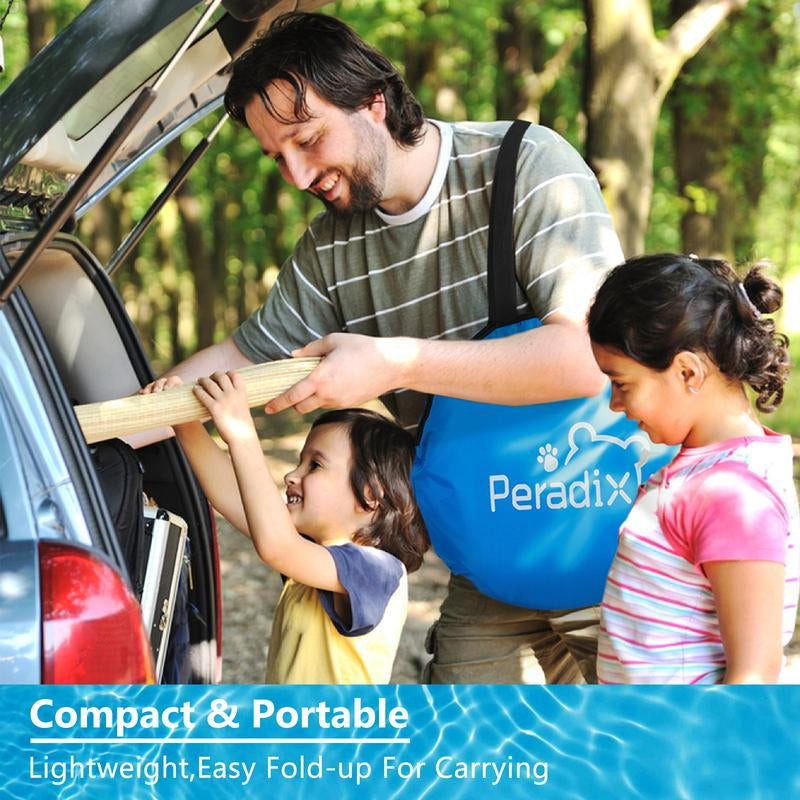 Peradix Baby Beach Tent, Paddling Pool for Kids & Pets Infant Ball Pit Tent, Toddler Wading Pool UV Sun Shelter Canopy with Mosquito Net, Portable Pop up Tent Summer Beach Toys for Child
