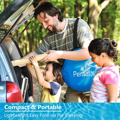 Peradix Baby Beach Tent, Paddling Pool for Kids & Pets Infant Ball Pit Tent, Toddler Wading Pool UV Sun Shelter Canopy with Mosquito Net, Portable Pop up Tent Summer Beach Toys for Child