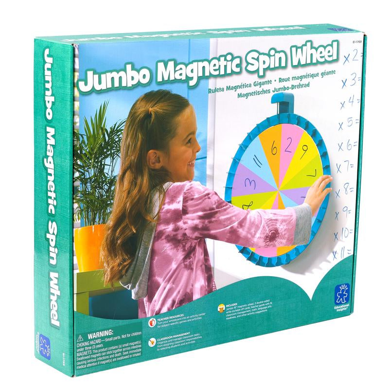 Educational Insights Jumbo Magnetic Spinner, Classroom Games, Teacher Supplies
