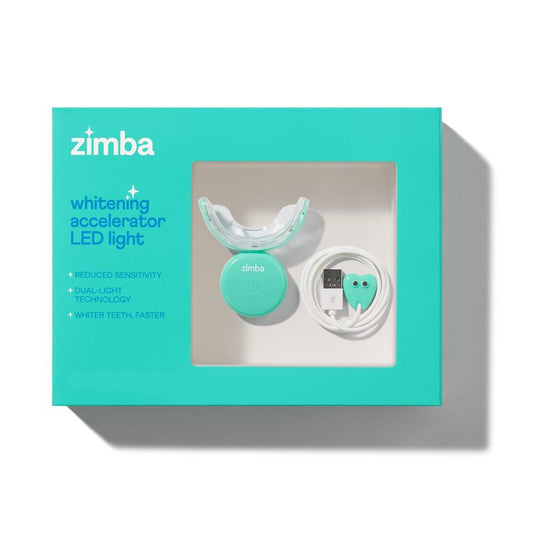 Zimba Teeth Whitening Accelerator LED Light, Blue Light to Activate Whitening Agent, Daily Whitening Oral Care