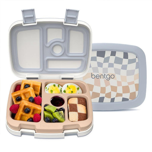 Bentgo Kids Whimsy & Wonder Prints Lunch Box - Kids Bento Box for Meal Prep, Lightweight, Reusable, Ideal for School Lunches - Stylish Tableware